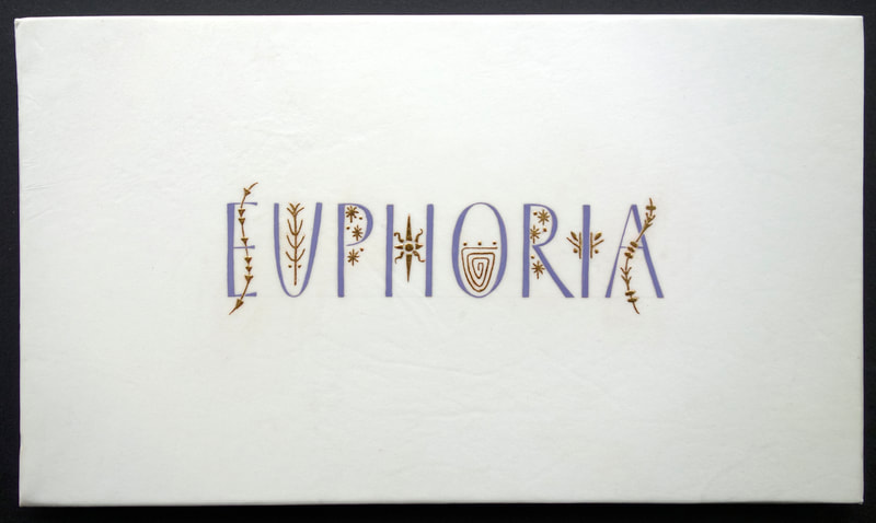 Euphoria, vellum, gilding, gouache, Society of Scribes and Illuminators, centenary exhibition
